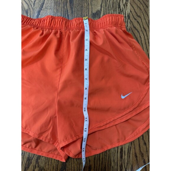 Nike Women's Orange Tempo Dri-Fit‎ Running Gym Workout Shorts Lining Size Large - Picture 5 of 7